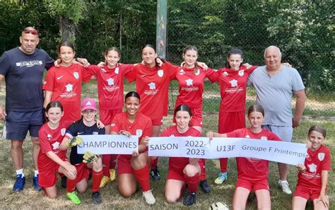 Équipe U13 filles de Locmaria-Plouzané victorieuse