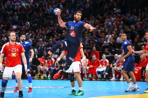 Action de handball
