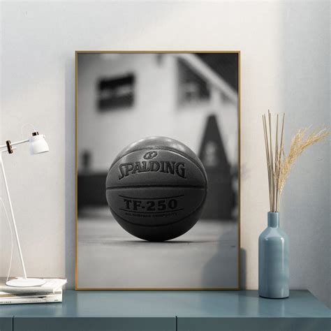 Affiche Basketball Noir et Blanc