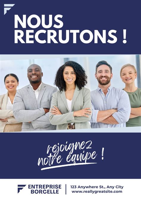 Affiche de recrutement