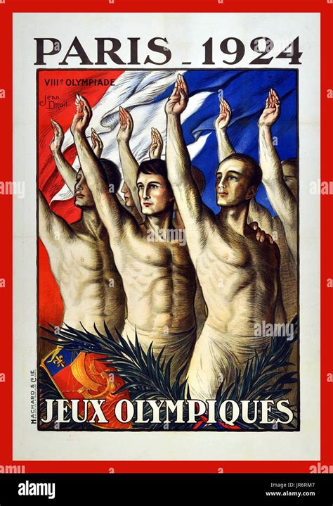 Affiche officielle des Jeux olympiques de Paris 1924