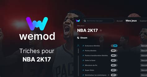 Amélioration du joueur NBA 2K17