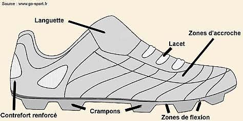 Anatomie des crampons