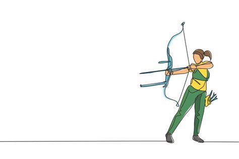 Archer tirant à l'arc en salle