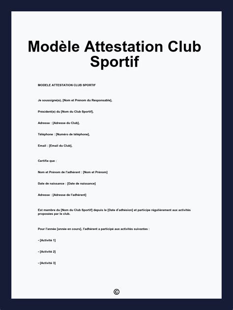 Assurance Club Sportif