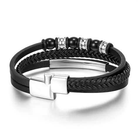 Bracelet noir élégant