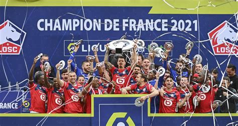 Célébration du titre de champion de France du LOSC en 2021