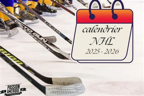 Calendrier NHL 2025-2026