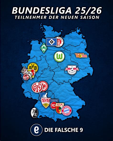 Carte de la Bundesliga