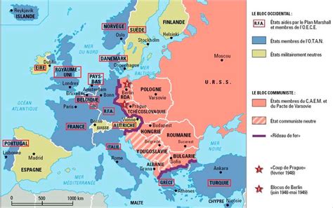 Carte de la Guerre Froide