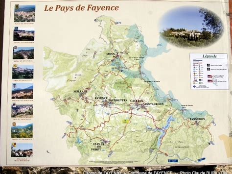 Carte du Canton de Fayence