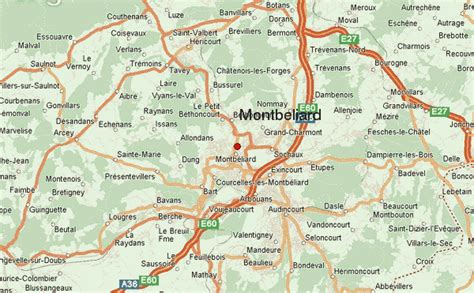 Carte du Pays de Montbéliard