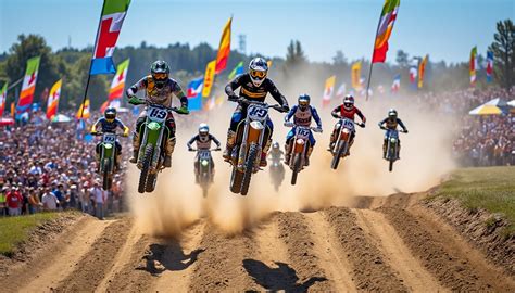 Compétition de moto-cross