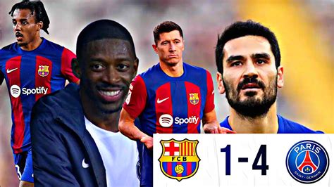 Défaite du Barça face au PSG