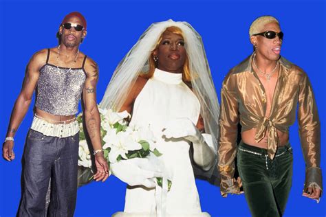 Dennis Rodman en robe de mariée