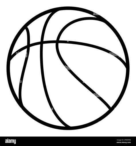 Dessin Ballon de Basket-Ball