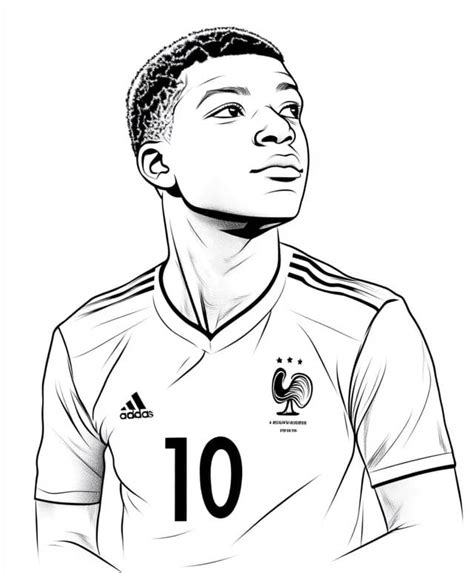 Dessin Kylian Mbappé