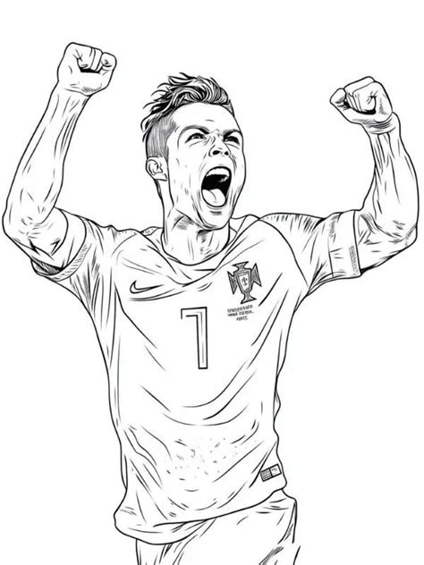 Dessin de Cristiano Ronaldo