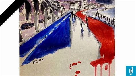 Dessins en hommage aux victimes de Nice
