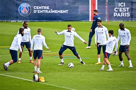Entraînement du PSG