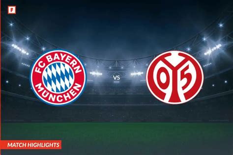 Evolution du score Bayern Munich vs Mayence