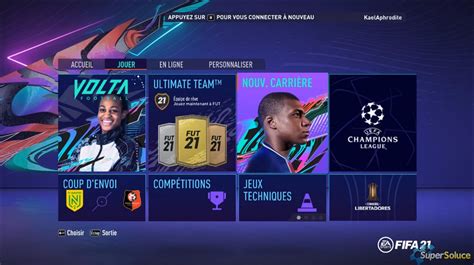FIFA 21 Mode Carrière