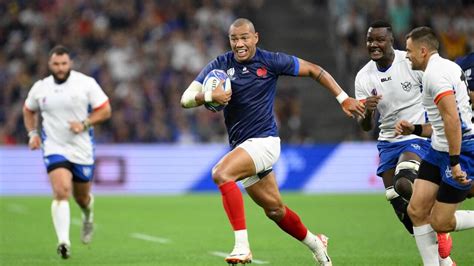 Gaël Fickou lors d'un match de rugby