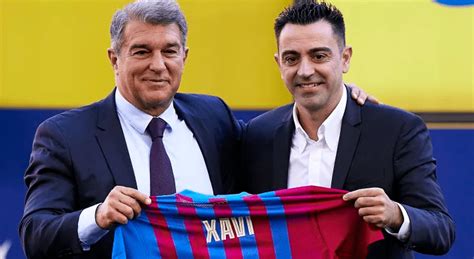Joan Laporta et Xavi