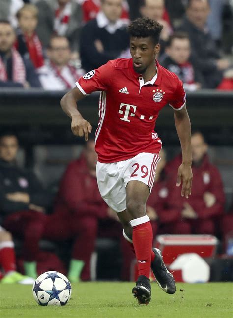 Kingsley Coman lors du match contre l'Étoile Rouge