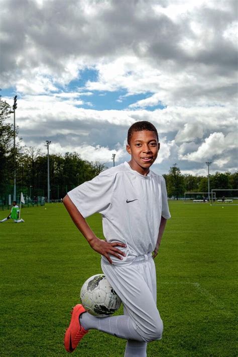 Kylian Mbappé à Clairefontaine