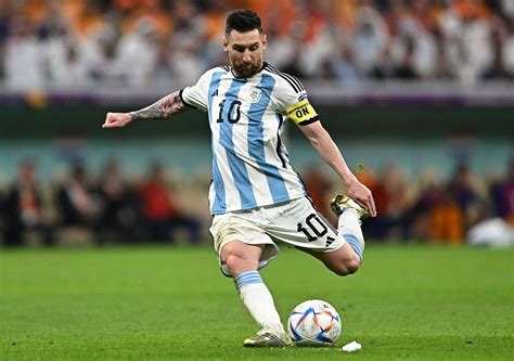 Lionel Messi en action