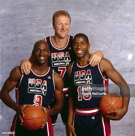 Magic Johnson et Michael Jordan