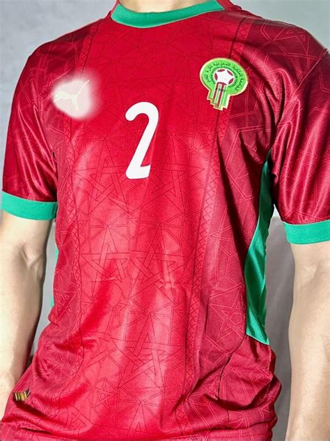 Maillot de foot Marocain Noir