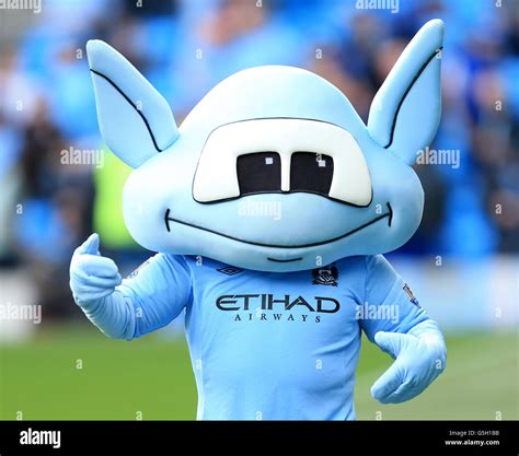 Mascotte Moonchester de Manchester City