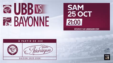 Match Aviron Bayonnais - UBB