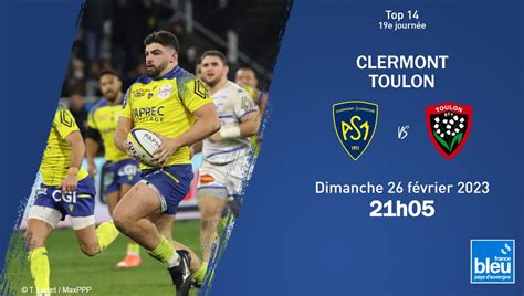 Match Clermont vs Toulon