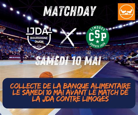 Match Limoges CSP vs JDA Dijon