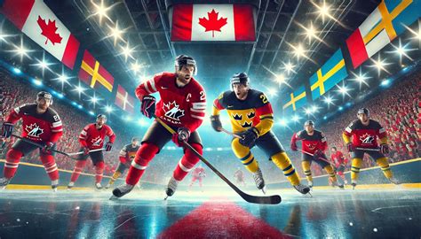 Match de hockey Canada vs Suède