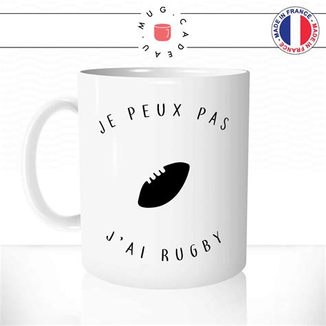 Mug Je peux pas, j'ai hockey