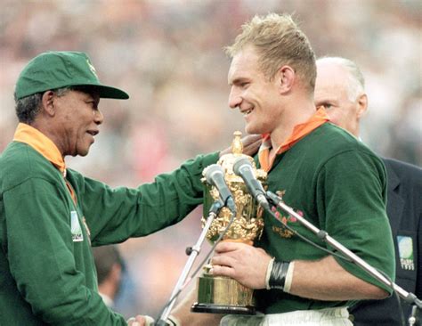 Nelson Mandela et François Pienaar