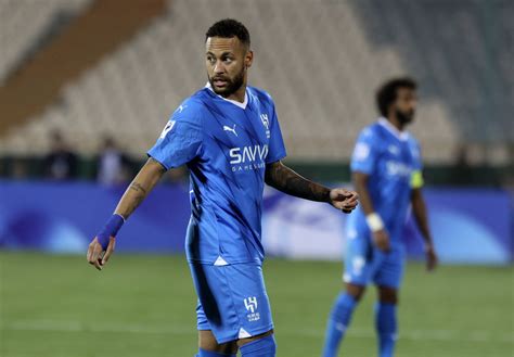 Neymar avec le maillot d'Al-Hilal