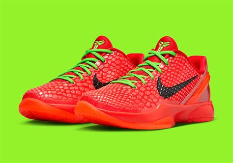 Nike Kobe 6 Protro Reverse Grinch vue du dessus