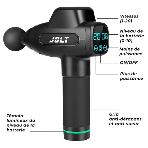 Pistolet de massage JOLT BOLT +