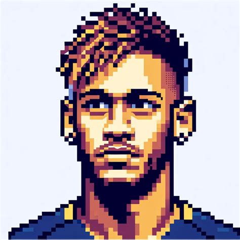 Pixel Art Neymar
