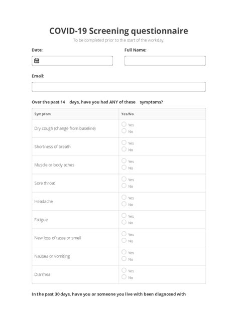Questionnaire Covid-19