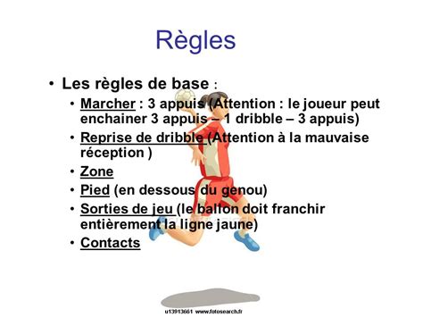 Règles du jeu Handball