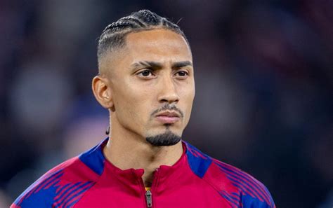 Raphinha célébrant un but avec le FC Barcelone