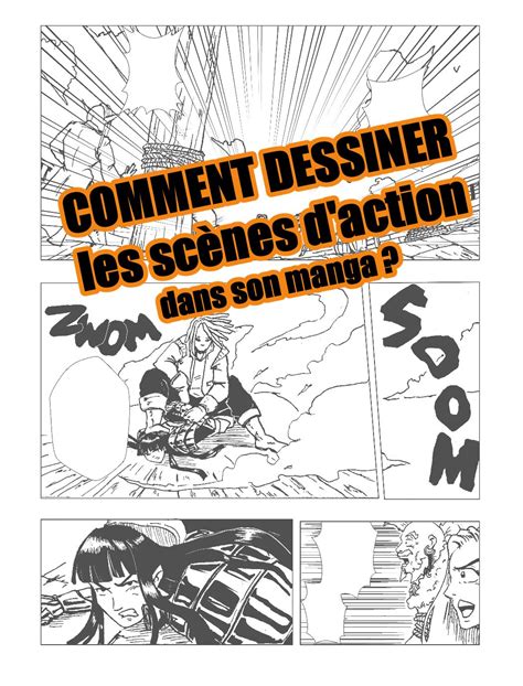 Scène d'action manga