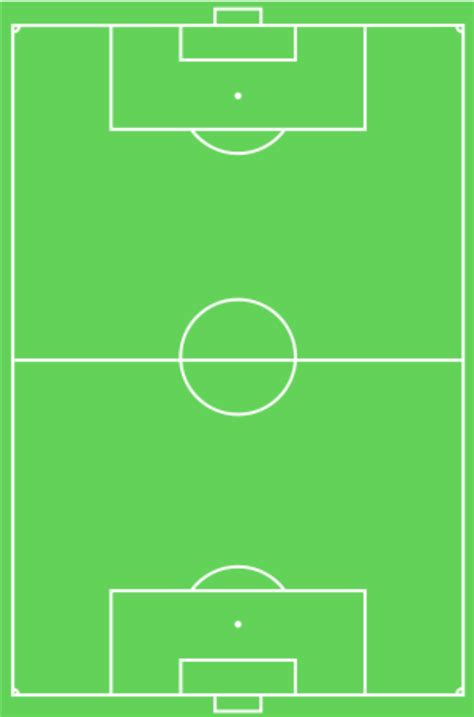 Schéma d'un terrain de football
