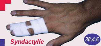 Strapping syndactylie